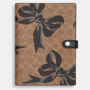 ISO Coach Black Bow Notebook Cover